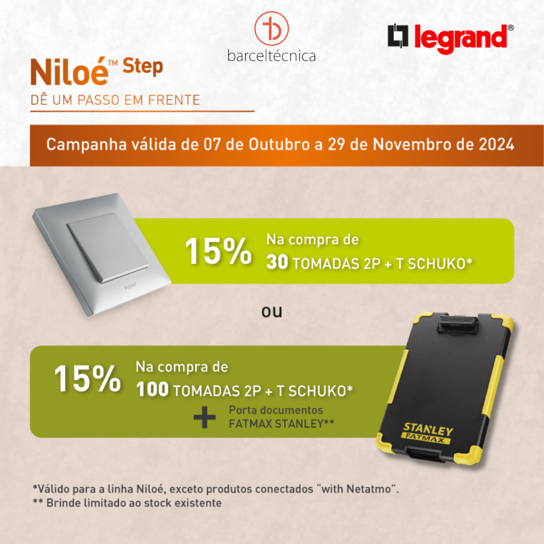 Campanha Legrand Niloé Step 2024 – Barceltécnica